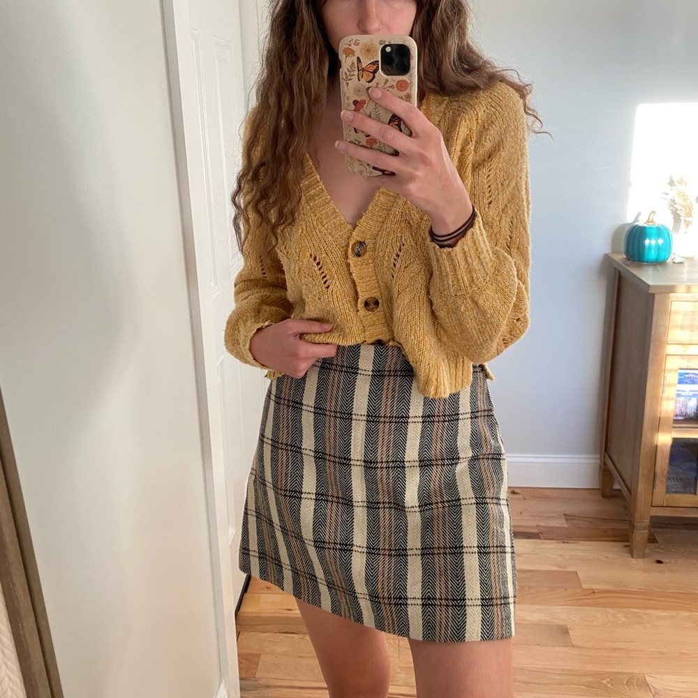 Plaid skirt